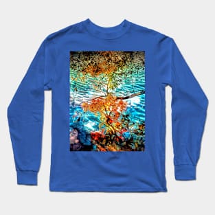 Tree Branch Reflections Long Sleeve T-Shirt